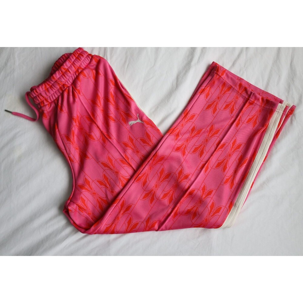 PUMA NeverWorn V T7 Track Pants Men's L Blossom Pink 631492-98 NWT $125